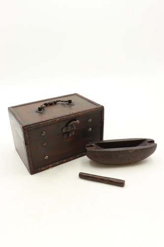 A Chinese old wooden box