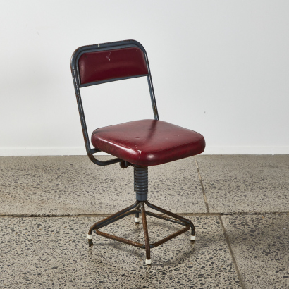 An Industrial Workplace Swivel Chair