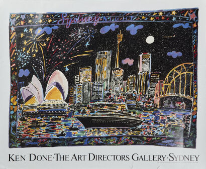 KEN DONE Sydney Night (The Art Directors Gallery Sydney)