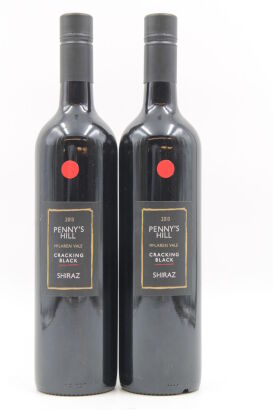 (2) 2013 Pennys Hill Cracking Black Shiraz, McLaren Vale