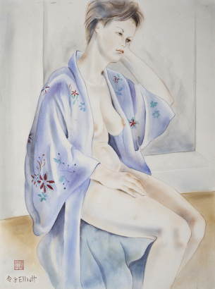 REIKO ELLIOTT untitled (Nude in Robe)