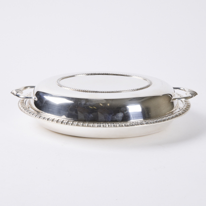 A Hecworth Silver Plate Serving Dish