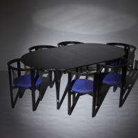 A Danish Dining Suite by Niels Jørgen Haugesen for Tranekær Denmark