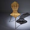 A Stephane Rondel Woven Peanut Chair - 2