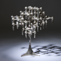 A 1960s Edition Werner Stoff 'S22' Candelabra by Nagel