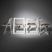 A Set of Four Aldo Jacober 'Trieste' Chairs for Alberto Bazzani