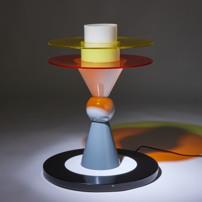 A Bay Table Lamp Designed by Ettore Sottsass for Memphis Milano