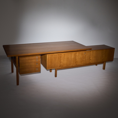 A Danish Teak Desk by Arne Vodder for Sibast