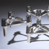 A Set of Five Mid-Century Nagel Chrome Candle Holders - 3