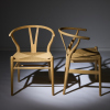 A Pair of Hans Wegner CH24 Wishbone Chairs Made by Carl Hansen Denmark - 4