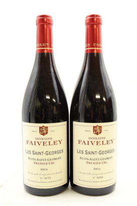 (2) 2015 Domaine Faiveley Les Saint-Georges, Nuits-Saint-Georges Premier Cru [JR16.5] [WS94]