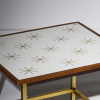 A Pair of 1960s Atomic Pattern Side Tables by Drexel USA - 2