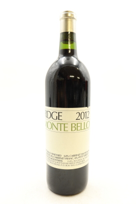 (1) 2012 Ridge Vineyards Monte Bello, Santa Cruz Mountains [JR18.5] [RP96] [WS94]