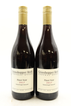 (2) 2017 Grasshopper Rock Earnscleugh Vineyard Pinot Noir, Alexandra