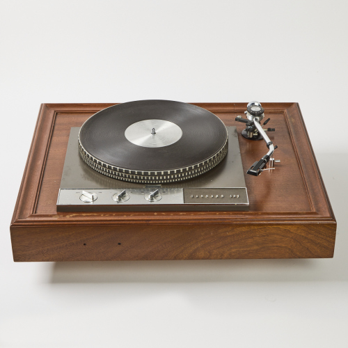 Garrard 401 Turntable With A Mahogany Plinth With Amicro Seiki Tonearm