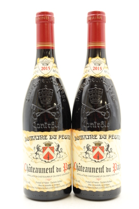 (2) 2015 Domaine du Pegau Chateauneuf-du-Pape Cuvee Reservee, Rhone [RP96] [WE96] [WS94]