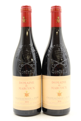 (2) 2016 Domaine de Marcoux Chateauneuf-du-Pape, Rhone [WE95]