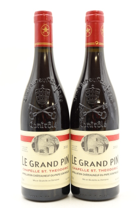 (2) 2015 Chapelle Saint Theodoric Chateauneuf-du-Pape Le Grand Pin, Rhone [RP96-98]