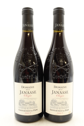 (2) 2017 Domaine de la Janasse Chateauneuf-du-Pape Cuvee Chaupin, Rhone [JR16.5] [WE98]