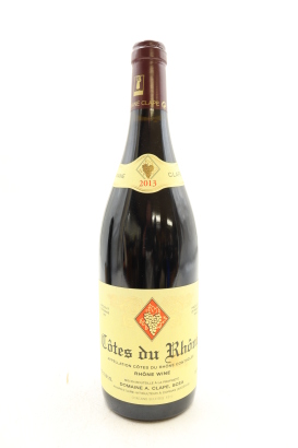 (1) 2013 Domaine Auguste Clape Cotes du Rhone, France