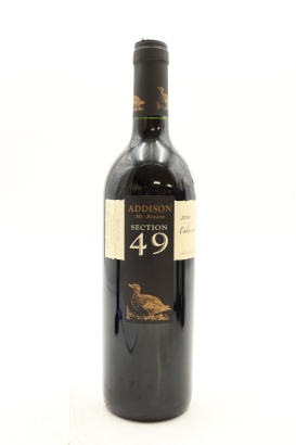 (1) 2000 Addison Section 49 Cabernet Sauvignon, Mount Benson, Australia