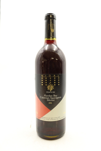 (1) 1991 Vidal Estate Private Bin Merlot - Cabernet Sauvignon, Hawke's Bay