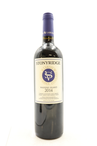 (1) 2014 Stonyridge Vineyard Larose, Waiheke Island