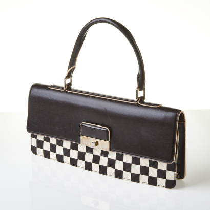 Louis Vuitton, Damier Mosaic Envelope East West Brown Bag