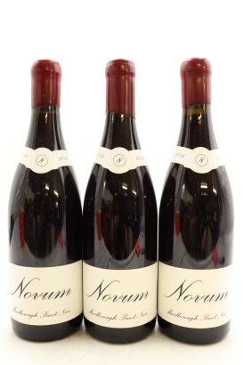 (3) 2016 Novum Pinot Noir, Marlborough