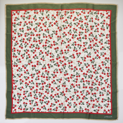 Jaeger, Square 100% Silk Scarf