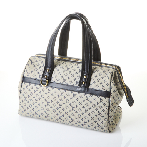 Louis Vuitton, Bleu Monogram Mini Lin Joséphine GM Bag