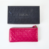 Prada Pink Half Zip Wallet with Box - 2