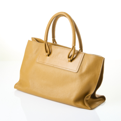 Furla, Caramel Leather Tote Bag
