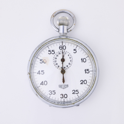 Stainless Steel, Vintage, 51mm Heuer Stopwatch