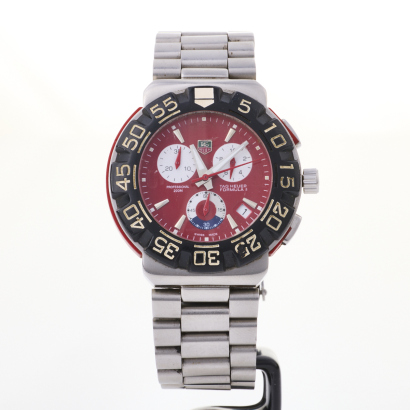 Stainless Steel, 41mm Tag Heuer, Formula 1 Chronograph Quartz Wristwatch