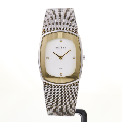 Stainless Steel, 26mm, Skagen, Ladies Quartz Wristwatch