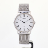 Stainless Steel, 34mm, Seiko Quartz Wristwatch