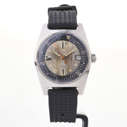 Stainless Steel, 37mm Aquastar, 1960's, Geneve Automatic Wristwatch