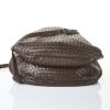 Bottega Veneta, Brown, Nappa Intrecciato Leather Drawstring Bag - 2