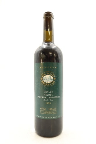 (1) 1995 Esk Valley Reserve Merlot Malbec Cabernet, Gimblett Gravels