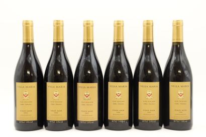 (6) 2001 Villa Maria Cellar Selection Pinot Noir, Marlborough