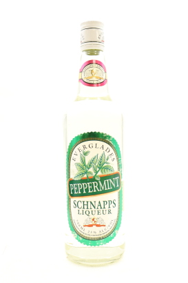 (1) Everglades peppermint schnapps liqueur, 23% ABV, 700ml