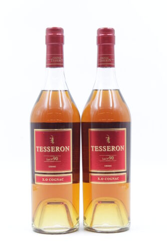 *(2) Tesseron Lot No 90 XO Cognac