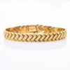 14ct Yellow Gold, 20cm Hollow Flexible Bracelet