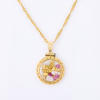 14ct Yellow Gold, Pendant on 40cm, 18ct Yellow Gold Chain