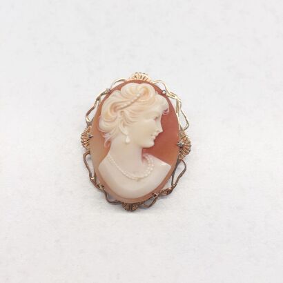 9ct Cameo Pendant