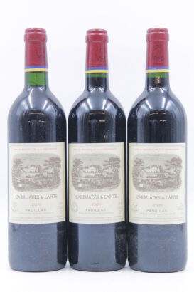 (3) 2000 Carruades de Lafite, Pauillac