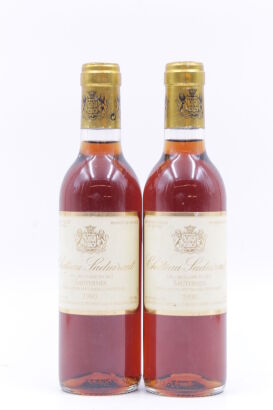 (2) 1990 Chateau Suduiraut, Sauternes 375ml