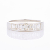 18ct White Gold, 1.27ct Emerald Cut Diamond Ring