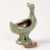 A Chinese Ming dynasty Longquan Kiln celadon-glazed duck incense burner - 2